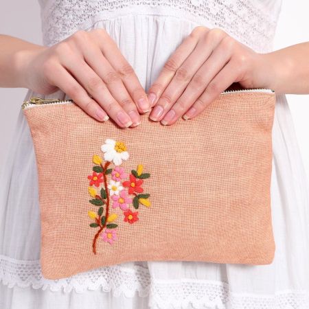 Peach Meadow Delight Pouch